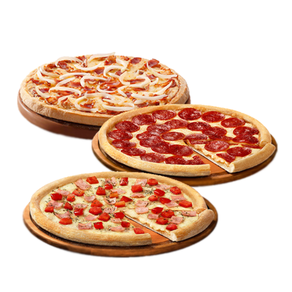 Oferta 3 Pizzas medianas 18€ I Love Pizza